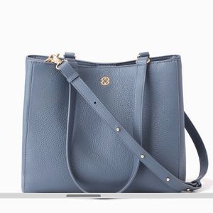 Small Allyn Tote - Ash Blue Leather